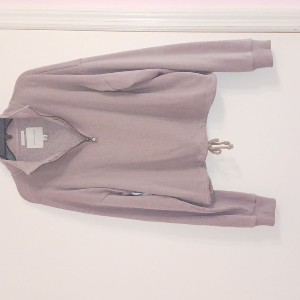 American eagle small quarter zip sweatshirt